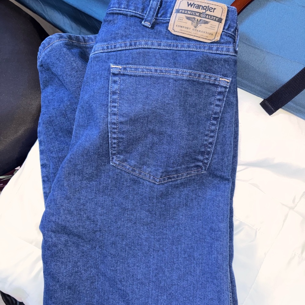 Wrangler Men's Relaxed Fit Denim Jeans